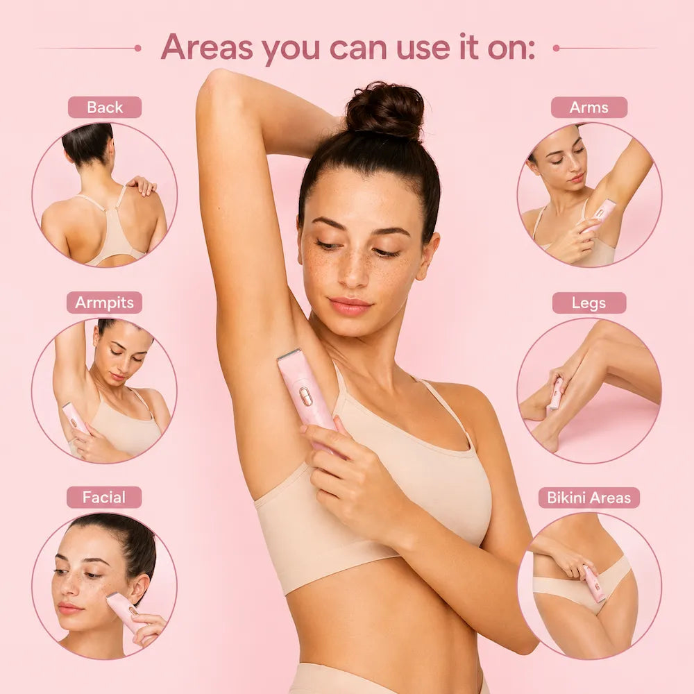 LuneBare™ – 2-in-1 Women’s Body Shaver